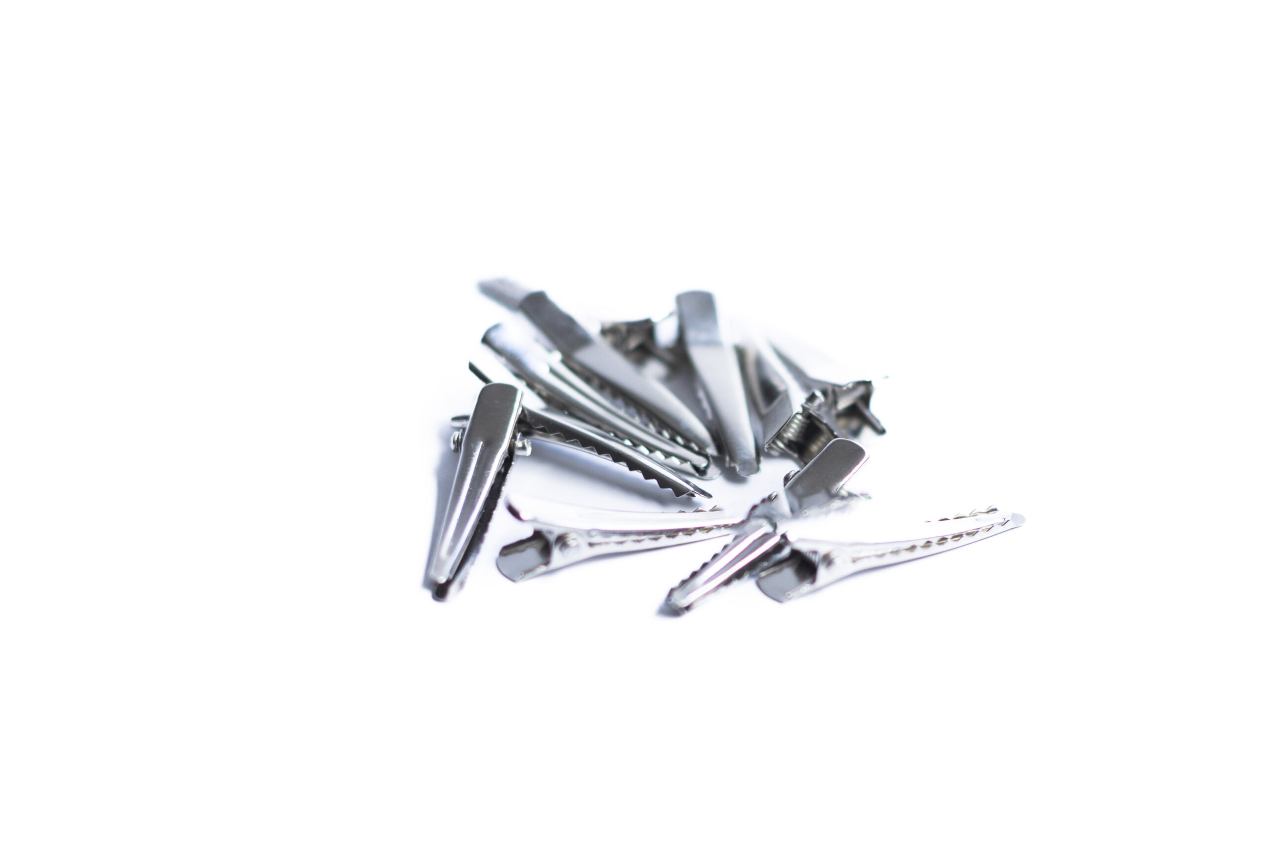 Hair Extension Styling Clips - Silver